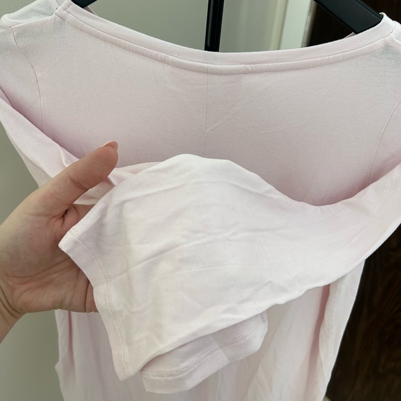 BRAND NEW! Majestic Filatures Deluxe Teeshirt Women's Light Pink Top - Picture 4 of 6